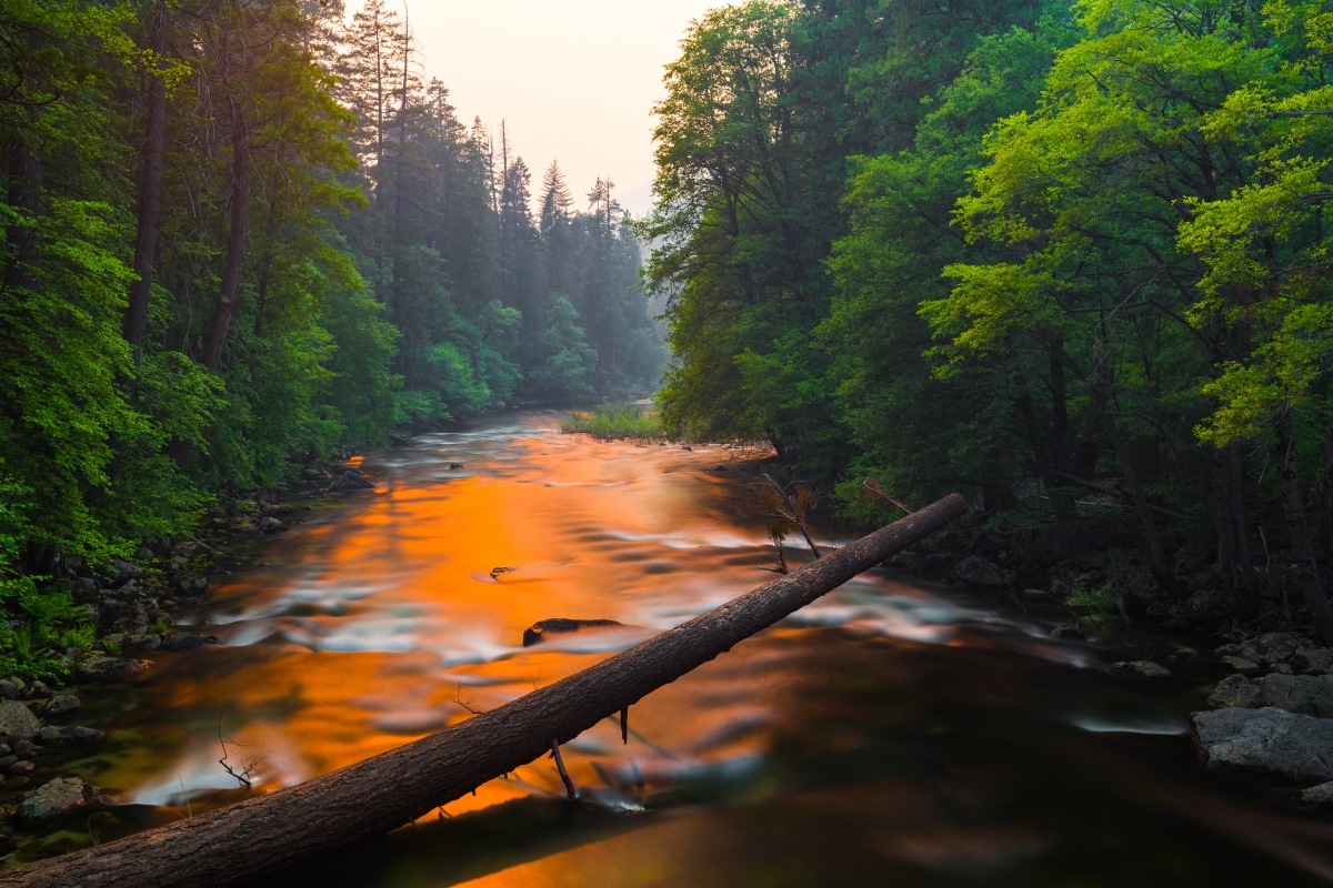 Fire river