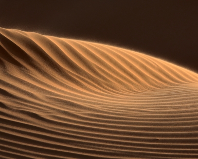waves in the sand