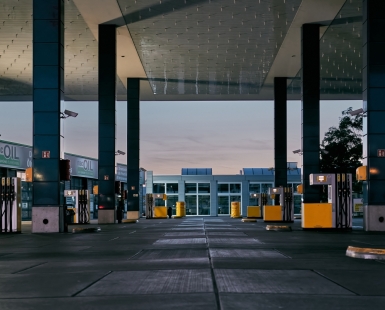 gas station